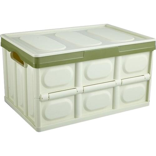 Portable Folding Car Trunk Grocery Storage Box Auto Vehicle Travel Container Collapsible Car Trunk Organizer For Travel and Camp