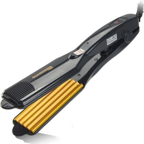 Professional corn ironing splint 1166A corn whiskers, corrugated hot for hair salon and home hair wand and curling wand