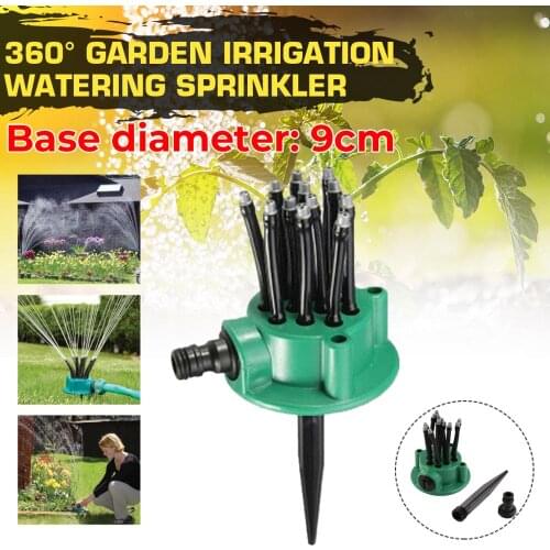 360°Garden Irrigation Watering Sprinkler Irrigation Flow Dripper Water Drip Head