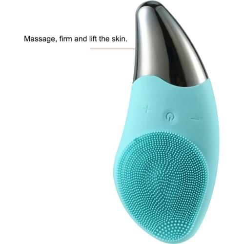 Deep Facial Cleansing Brush made with Ultra Hygienic Soft Silicone Waterproof Sonic Vibrating Face Brush for Deep Cleansing