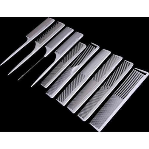 White Antistatic Salon Heat-Resistant Taper Cutting Comb for Hairdressing Hair Styling Tool Styling Accessory Barber Tools