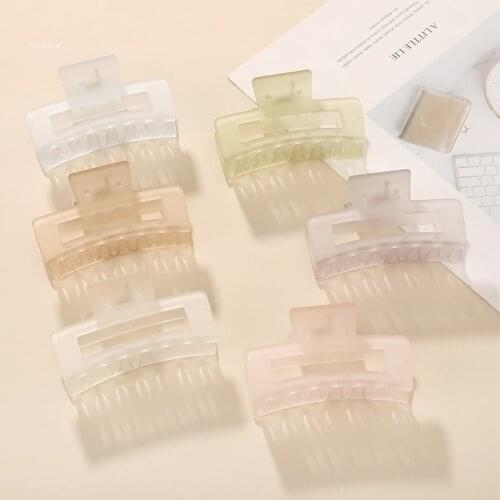 Fashion Hair Clips for Women Hair Claw Elegant Colorful Solid Color Claw Clip Girls Hair Clip Hair Accessories Hair Barrettes