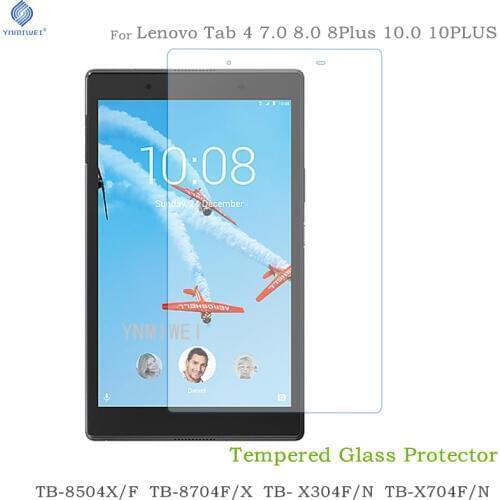 3Pack Glass Protector For Lenovo Tab 4 8 / 8 Plus Tab4 7.0 Tempered Glass Films For Lenovo Tab 4 10/10 Plus Screen Protector