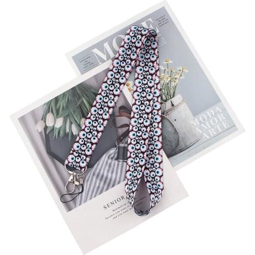 ZF2639 1pcs Human Organ Eyeball Lanyard Badge ID Lanyards Mobile Phone Rope Key Lanyard Neck Straps Accessories For Doctor Nurse