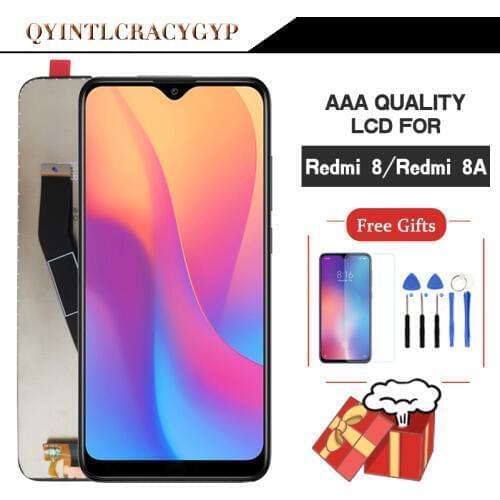 6.22" 1540*720 A++ Quality LCD For Xiaomi Redmi 8 LCD Display Screen With Frame Digitizer For Redmi 8A Screen LCD With Frame
