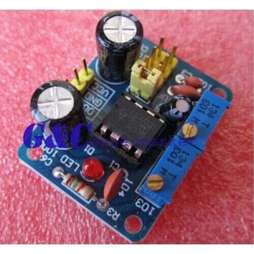 1pcs NE555 Square Wave Duty Cycle and Frequency Adjustable Module diy electronics