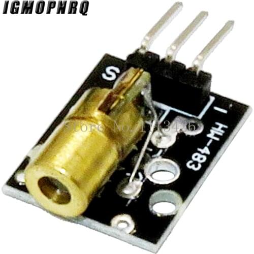 10PCS 3pin 650nm Red Laser Transmitter Dot Diode Copper Head Module KY-008 for DIY Kit