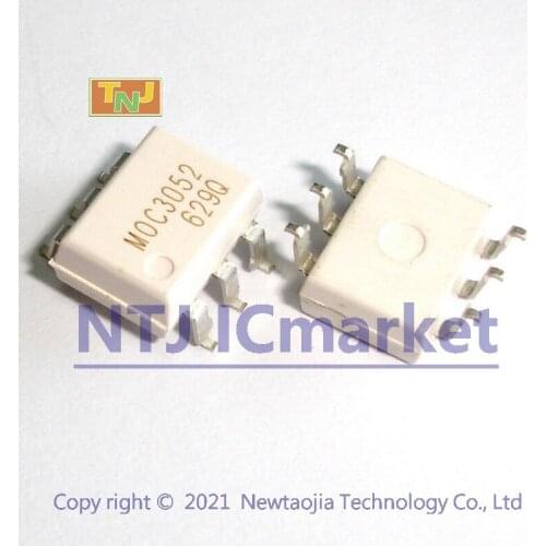 10 PCS MOC3052SR2M SMD MOC3052S MOC3052 RANDOM-PHASE OPTOISOLATORS TRIAC DRIVERS IC CHIP