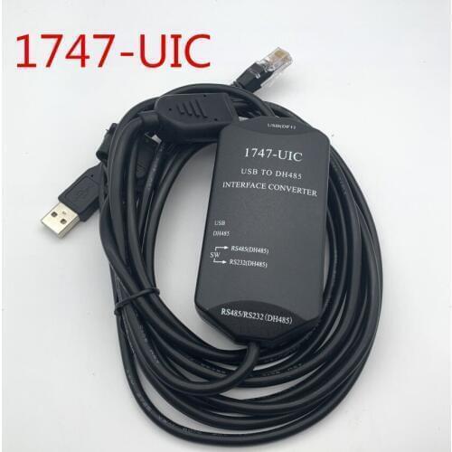 1747-UIC Compatible Allen Bradley SLC Series PLC Download Cable 1747-PIC USB TO RS232/DH-485 Interface Converter USB-1747-PIC