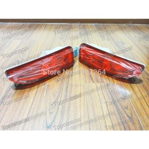 2Pcs Left & Right Side Rear Bumper Lights Tail Fog Lamps Reflector For Honda CRV 2012-2014
