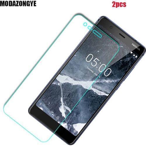 2Pcs Tempered Glass For Nokia 5.1 Screen Protector Nokia 5.1 Tempered Glass For Nokia 5.1 Nokia 5 2018 Nokia5.1 Protective Film