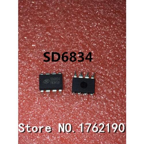 50PCS/LOT SD6834 DIP-8 Good quality Original LED liquid crystal power control chip