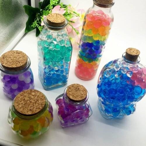 500/20000pcs Potted Crystal Soil Water Beads Flower Hydrogel Orbit Magic Growing Water Balls Home Plant Decoration Mud Kid Toy 5