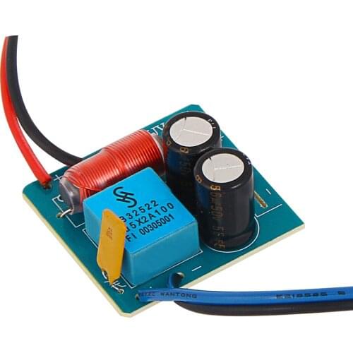 60W 2 Way Audio Speaker Frequency Divider Treble Bass TWS 2 Unit Crossover Accessory