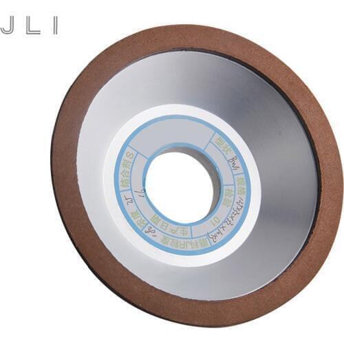 JLI 125mm 150/180/240/320 Grain Diamond Grinding Wheel Bowl Type Cutting Disc Milling Cutter Grinding Wheel Rotary Abrasive Tool