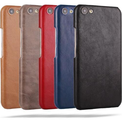 Phone Cases for Vivo X9s Plus Case Vintage Matte Genuine Leather Cover for Vivo X20 X20 Plus Shockproof Back Funda