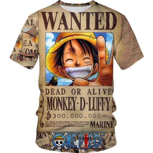 New summer One Piece T shirt men Japanese Anime Luffy Cotton Tshirt men loose casual top tee men clothes 2019 tee shirt homme