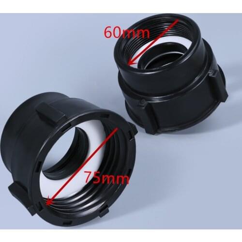 IBC Tote Adaptor 75mm coarse thread to 60mm fine thread Garden Hose connector water tank Fittings Adapter