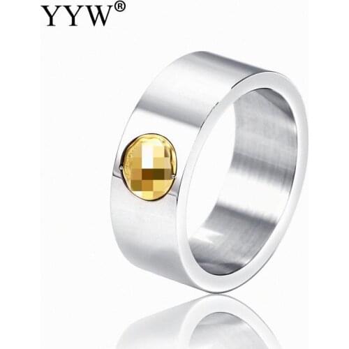 Stainless Steel Finger Ring Fashion Unisex Smooth Simple Design Wedding Engagement Rings Men Women Jewelry anillo hombre aneis