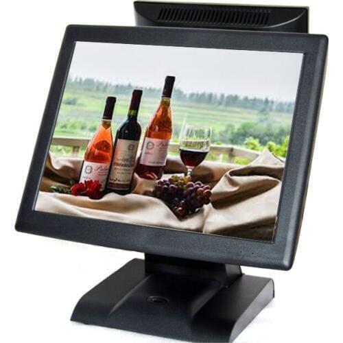 Commercial POS system for retailers POS machine dual screen 15''+12'' Point of Sales high quality Cash Register