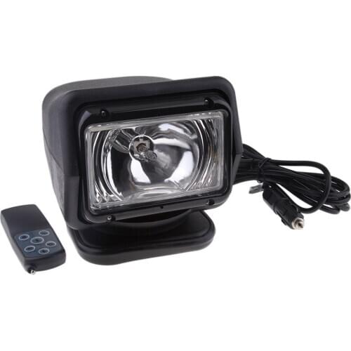 35W Xenon HID Search Work Light Remote Control for Marine Boat Truck Car ATV - Black