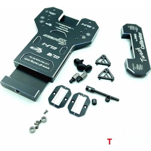 GLracing 1/28 Tweak Calibrator Stand Adjustment Plate Model : GL-TS002 for GLA GLF GLR-GT GLD Racing Car