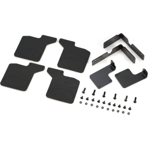 Front & Rear Mud Flaps Rubber Fender Mudguard for 1/10 RC Crawler Traxxas TRX-4 82046-4 Land Rover Accessories