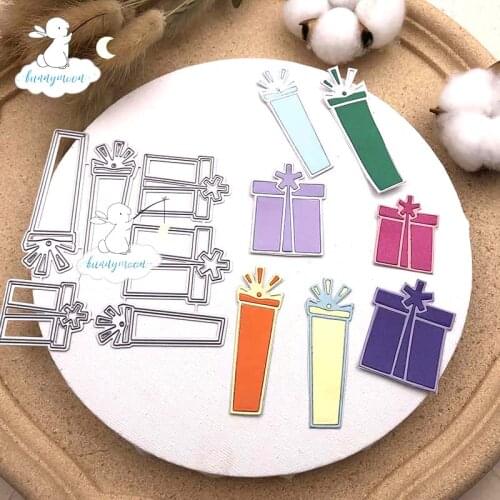 Bunnymoon Gift Box Metal Cutting Dies Stencils for DIY Scrapbooking/photo Album stamps Decorative Embossing DIY Paper