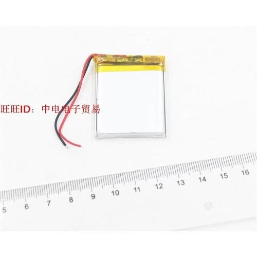 Polymer lithium battery 602060502060 recording pen battery driving recorder, point reading pen lithium battery