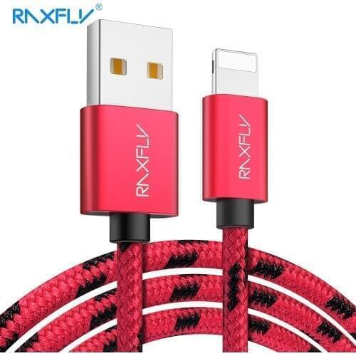 RAXFLY USB Cable USB Data Sync Cables Phone Charger Wire cable cable for iphone 12 pro max 11 xs max Charging Cable Cord