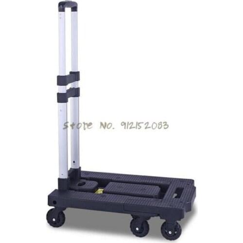 Trolley Folding Portable Trolley Express Small Trolley Trolley Car Handling Household Trailer Buying Food And Goods