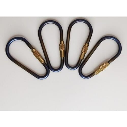 Titanium Alloy Locking Carabiner Outdoor and Indoor Multi-Function Tool Camping Hook