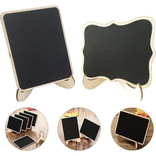 10pcs Mini Chalkboards Signs with Easel Stand for Weddings Birthday Parties Message Board Signs and Event Decoration Backboard