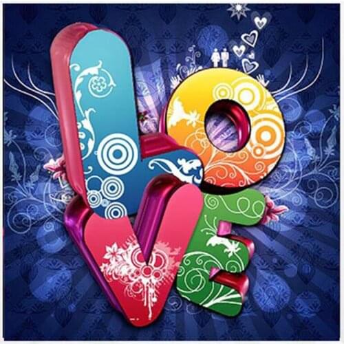 New 5D DIY Full Round Diamond Painting 3D Embroidery Cross Stitch Rhinestone Mosaic Home Decor Valentines Day Present Yc331