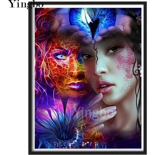 Diamond Embroidery Arts And Crafts Fantasy Beauty Flower Diamond Painting Full Square Cross-stitch Kits Diamond Mosaic Handicraf