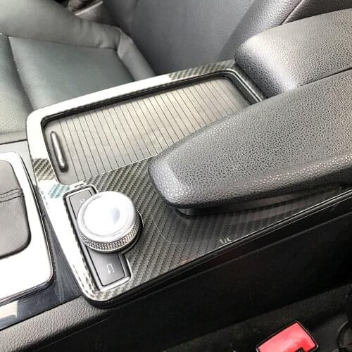 For Mercedes Benz Old C-class C180 C200 W204 Central Control Armrest Box Water Cup Holder Decorative Panel Cover Modification
