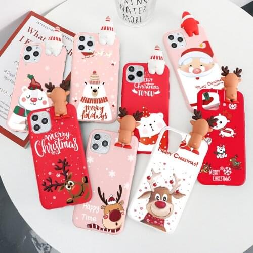Christmas Gift Doll Case For Samsung Galaxy M32 A22 A21s A51 A52 S21 S20 Ultra FE S30 Lite S11e S10 S9 Plus A32 A71 A30S A50 TPU