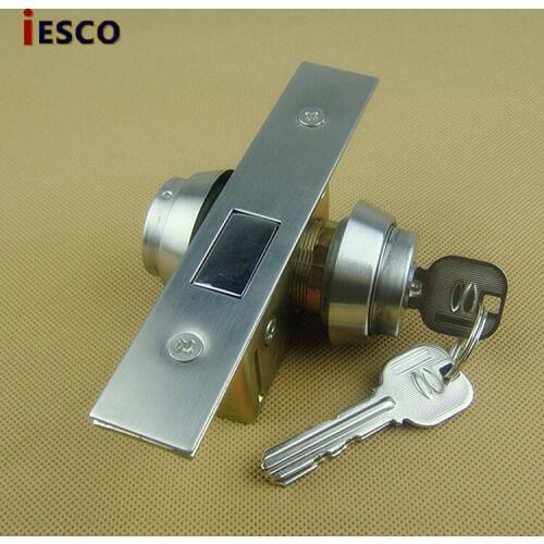 IESCO door lock horizontal glass door aluminum alloy special lock with frame door lock 338