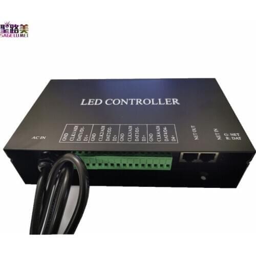 H802RA 4 Ports (4096 Pixels) Artnet Controller DMX Artnet Controller WS2801 WS2811 Artnet Madrix Pixel Controller for LED Light