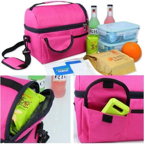 8L Insulated Lunch Box Tote Men Women Travel Hot Cold Food Cooler Thermal Bag