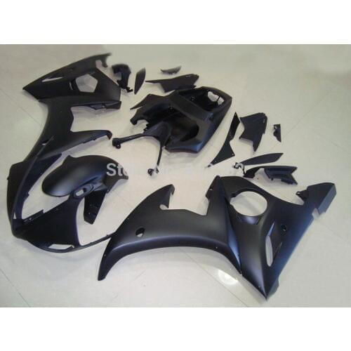 Injection Fairing kit for YZFR6 03 04 05 YZF R6 2003 2004 2005 YZF600 Complete matte black Fairings set+7gifts YE16