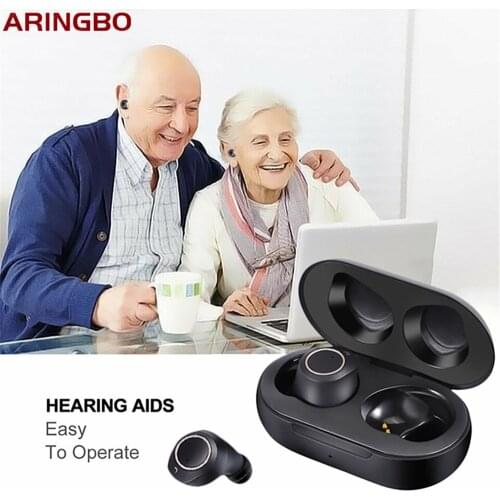 Aringbo Intelligent Hearing Aid Rechargeable Low-noise Automatic Switch Maching Operation Elderly In-ear Cycle Charging