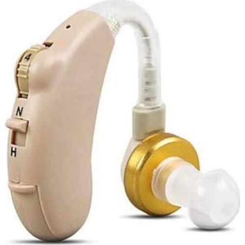 Audífonos Mini Hearing Aids Rechargeable Ear Back Type Hearing Device Volumes Control Sound Amplifier