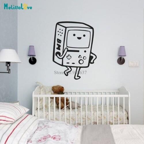 Cartoon Game Console Gamer Decal Funny Design Playroom Nursery Removable Vinyl Wall Sticker BD245