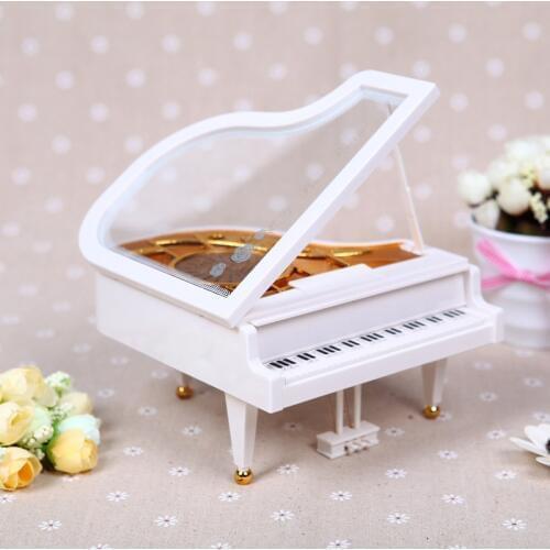 Mechanism Piano Music Box Classical Vintage Movement Girl Ballerina Music Box carrossel Piano Model Ration Girl Music Boxes