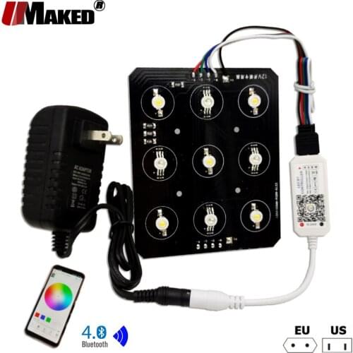 LED Aquarium Light Kits EU US Plug RGB+Full Specturm 20-100W Smart APP Bluetooth Aquatic Plant Grow Lamp Repace DIYFor Fish Tank