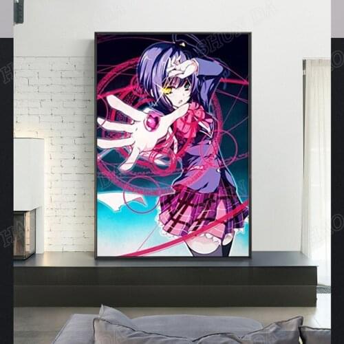 Wall art cnavas Poster Painting For Anime Love Chunibyo Other Delusions Takanashi Rikka hd print wall art painting home decor