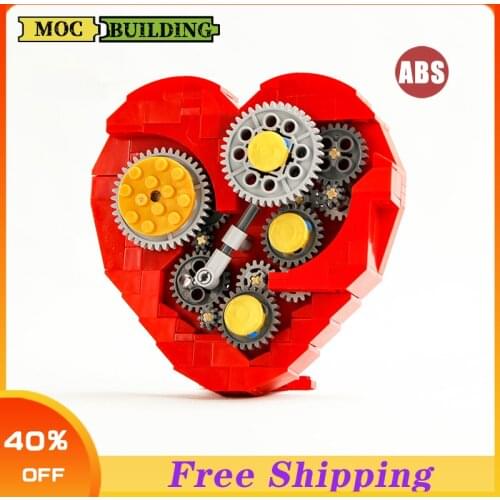 Need to be purchased with other products,Choose One of Them, Moc Blocks Mechanical Heart Spring Ceart Game Machine Model Kid Toy
