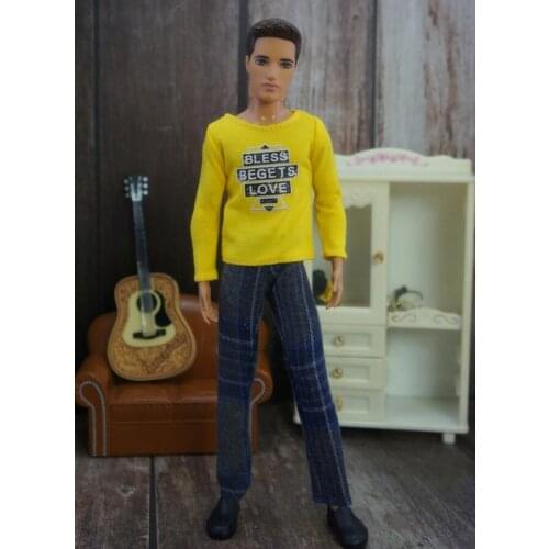 Male Doll CLothing Fashion Casual Wear Handmade Clothes Outfit For 29CM Prince Doll Accessories DIY Toys For Men Doll Ken Prince