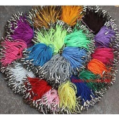 OMH wholesale free ship 100pcs Mixed Color Charm Mobile Phone Dangle Strap String Thread Cord 21 Colors To Choose